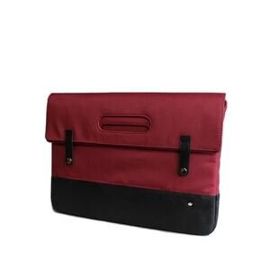 PKG Grab-bag Foldover Tote - 15in - Burgundy